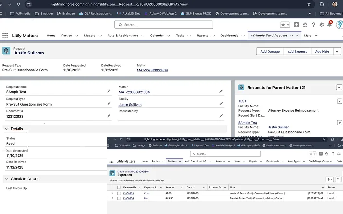 litify cms screenshot